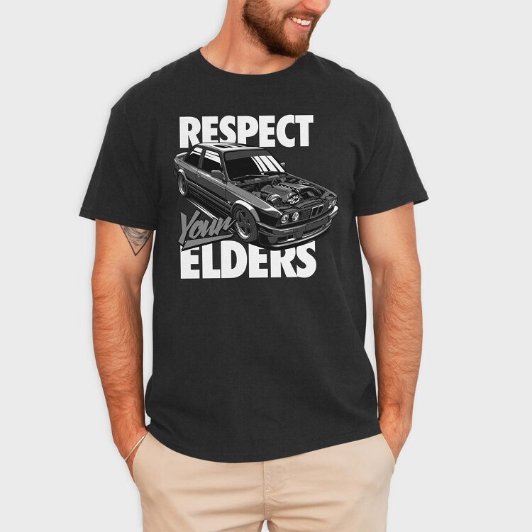 BMW E30 M3 2, Tricou Barbati (Unisex)