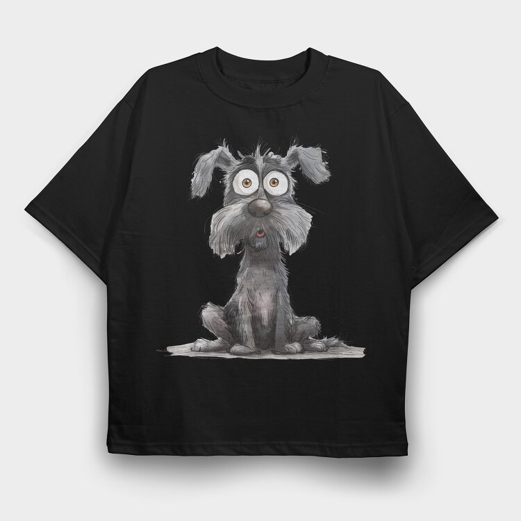 Fluffy Moon Scout, Tricou Oversize Barbati (Unisex)