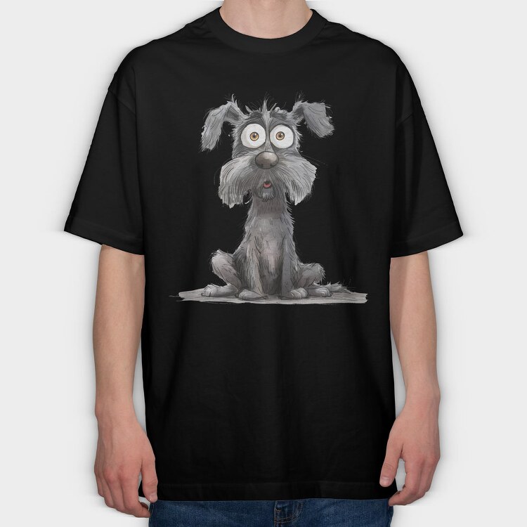 Fluffy Moon Scout, Tricou Oversize Barbati (Unisex)