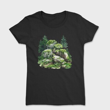 Forest Moss Boulder, Tricou Femei