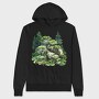 Forest Moss Boulder, Hanorac Oversize Barbati (Unisex)