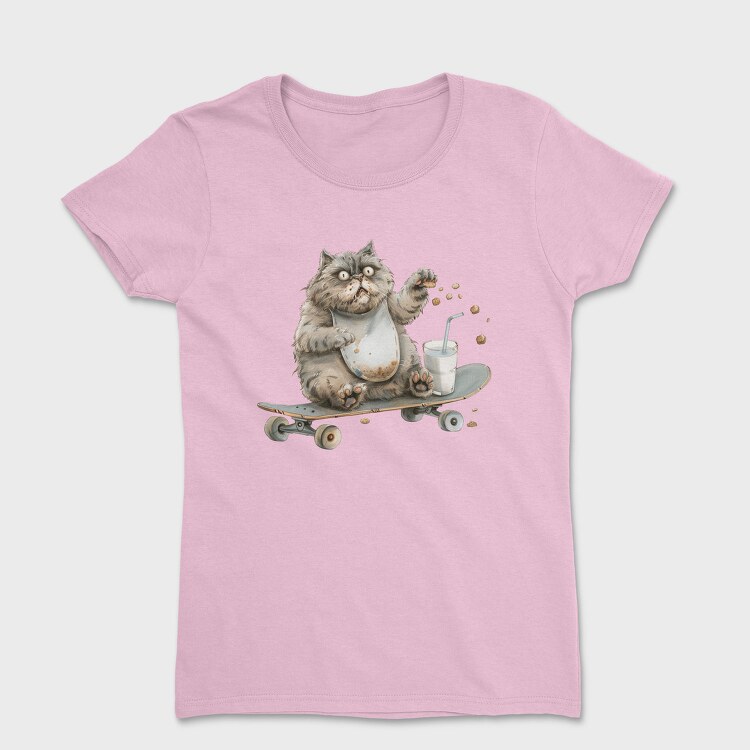 Fat Cat Skateboard, Tricou Femei