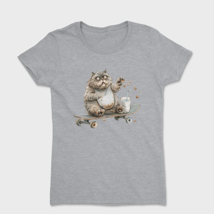 Fat Cat Skateboard, Tricou Femei