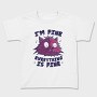 Everything Is Fine Stressed Cat, Tricou Copii