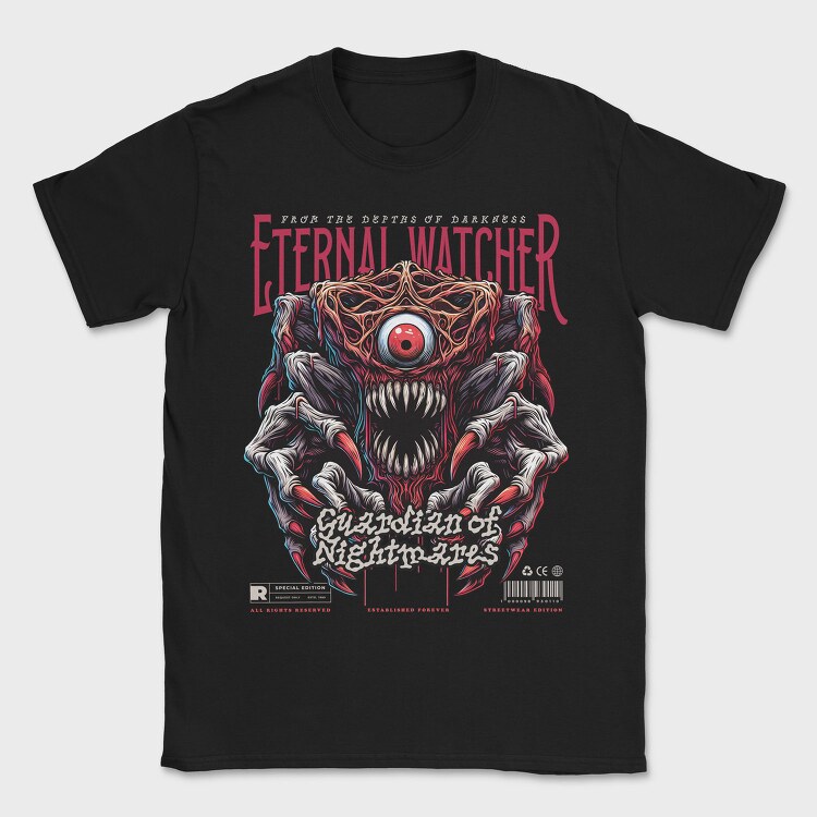 Eternal Watcher, Tricou Barbati (Unisex)