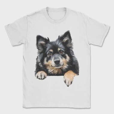 Finnish Lapphund Peep, Tricou Barbati (Unisex)