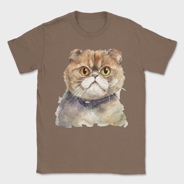 Foldex Cat Sadness, Tricou Barbati (Unisex)
