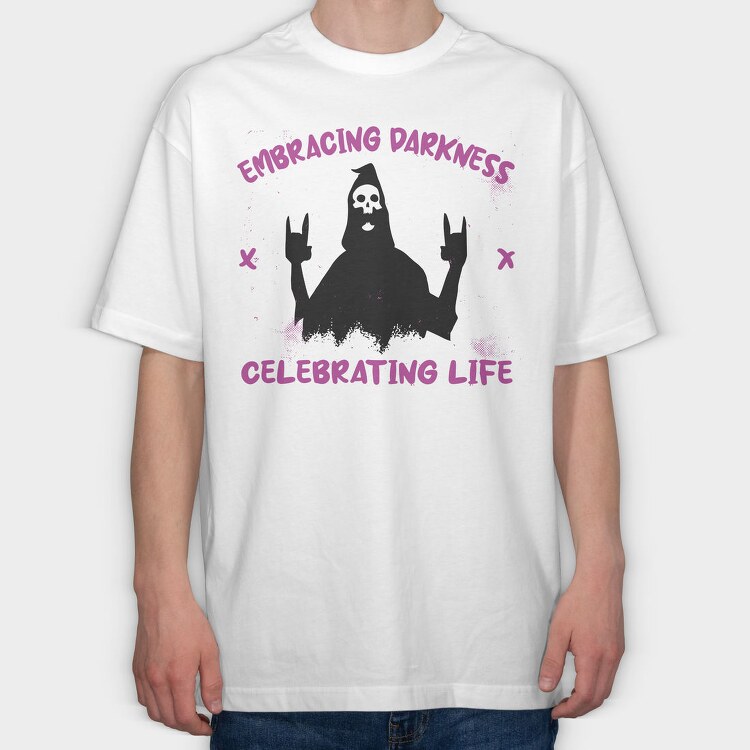 Embracing Darkness, Tricou Oversize Barbati (Unisex)