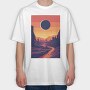 Eclipse, Tricou Oversize Barbati (Unisex)