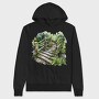 Forest Moss Steps, Hanorac Oversize Barbati (Unisex)