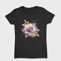 Flower Glowy Gold, Tricou Femei