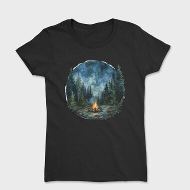 Forest Night Fire, Tricou Femei
