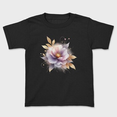 Flower Glowy Gold, Tricou Copii
