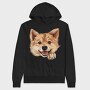 Finnish Spitz Peeking, Hanorac Oversize Barbati (Unisex)