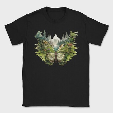 Forest Butterfly Island, Tricou Barbati (Unisex)
