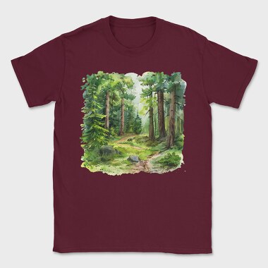 Forest Path Mist, Tricou Barbati (Unisex)