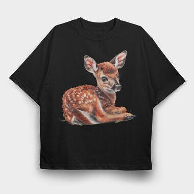Fawn Lover Club, Tricou Oversize Barbati (Unisex)