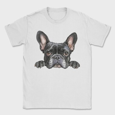 French Bulldog Clipart, Tricou Barbati (Unisex)