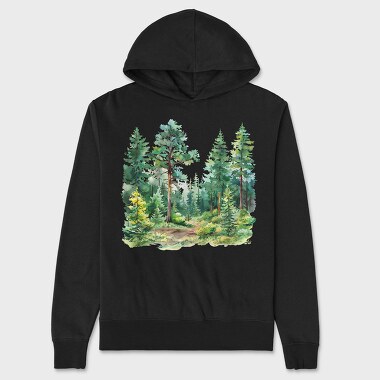 Forest Path Symbol, Hanorac Oversize Barbati (Unisex)