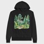 Forest Path Symbol, Hanorac Oversize Barbati (Unisex)