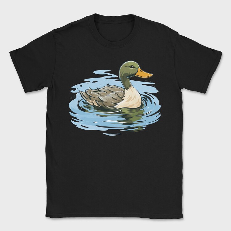 Duck on Water, Tricou Barbati (Unisex)
