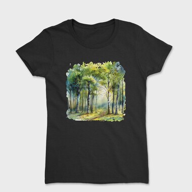 Forest Path Woods, Tricou Femei