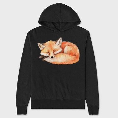 Fox Sleep Dreams, Hanorac Oversize Barbati (Unisex)