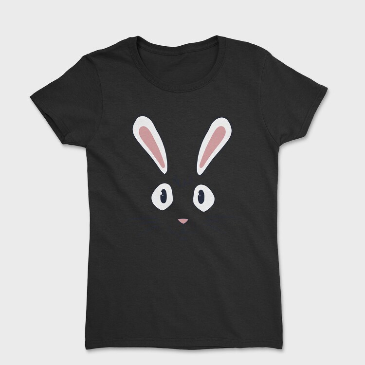 Easter Rabbit Face, Tricou Femei