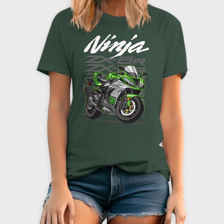 Kawazaki ZX6R, Tricou Barbati (Unisex)