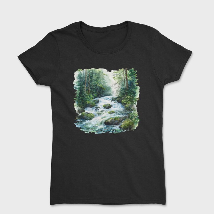 Forest River Flow, Tricou Femei