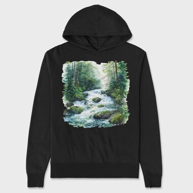 Forest River Flow, Hanorac Oversize Barbati (Unisex)