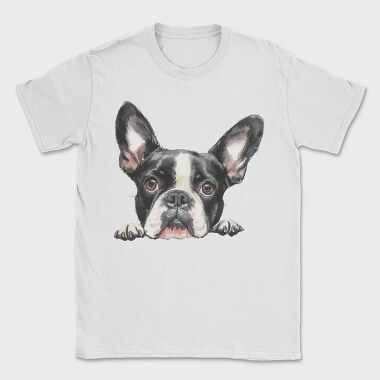French Bulldog Peep, Tricou Barbati (Unisex)