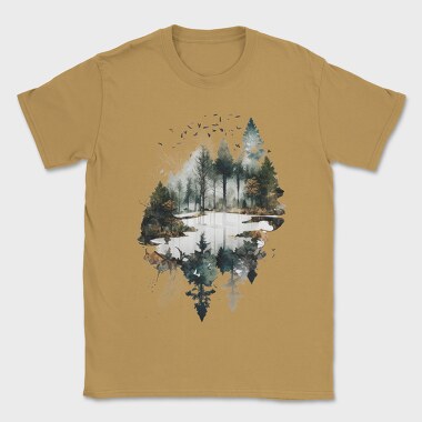Forest Symphony Birds, Tricou Barbati (Unisex)