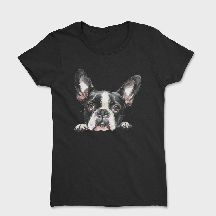 French Bulldog Peep, Tricou Femei