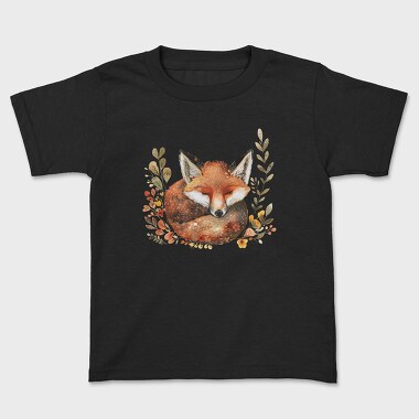 Fox Sleeping Cute, Tricou Copii
