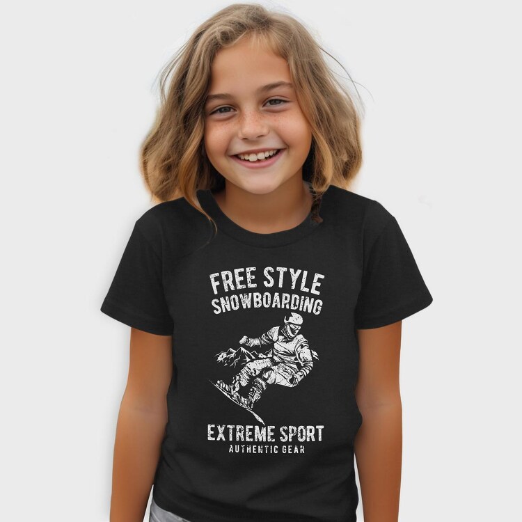 Free Style Snowboarding, Tricou Copii