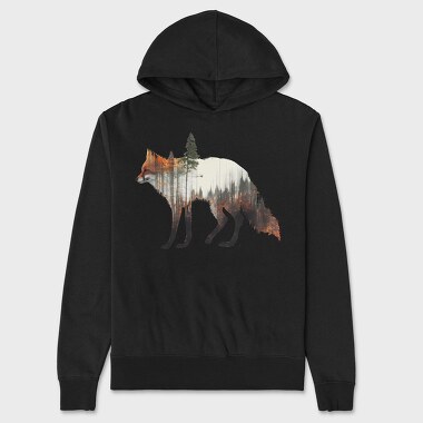 Fox Forest Symphony, Hanorac Oversize Barbati (Unisex)
