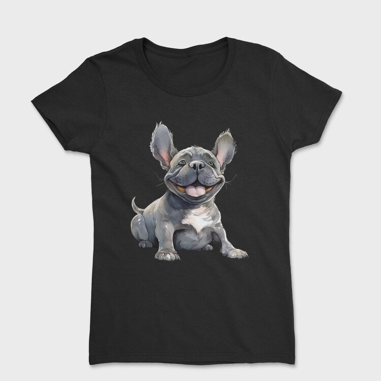 French Bulldog Smile, Tricou Femei
