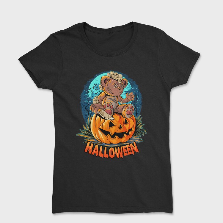 Halloween Teddy Bear, Tricou Femei