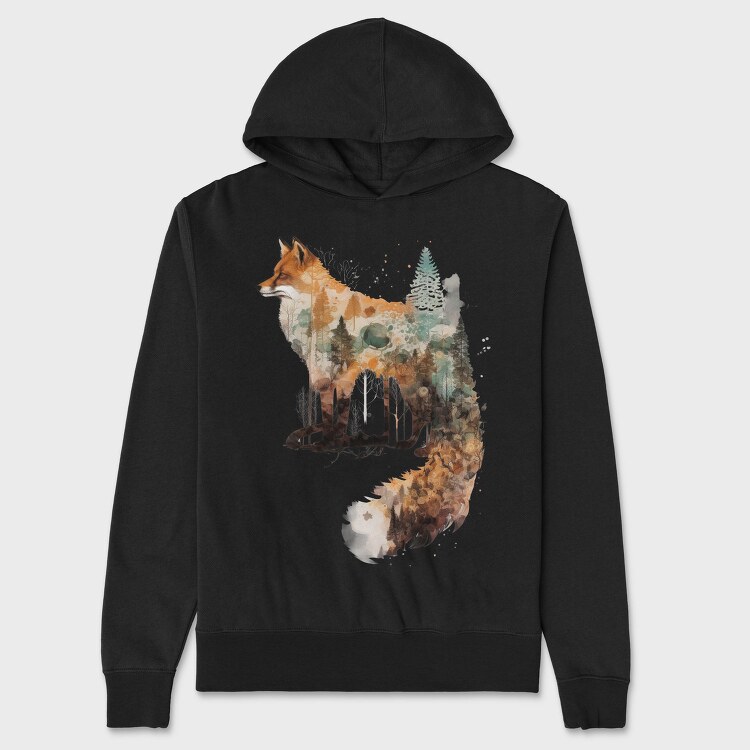 Forest Spirit Symphony, Hanorac Oversize Barbati (Unisex)