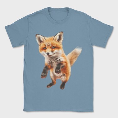 Fox Running Upwards, Tricou Barbati (Unisex)