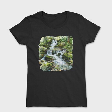 Forest Stream Boulder, Tricou Femei