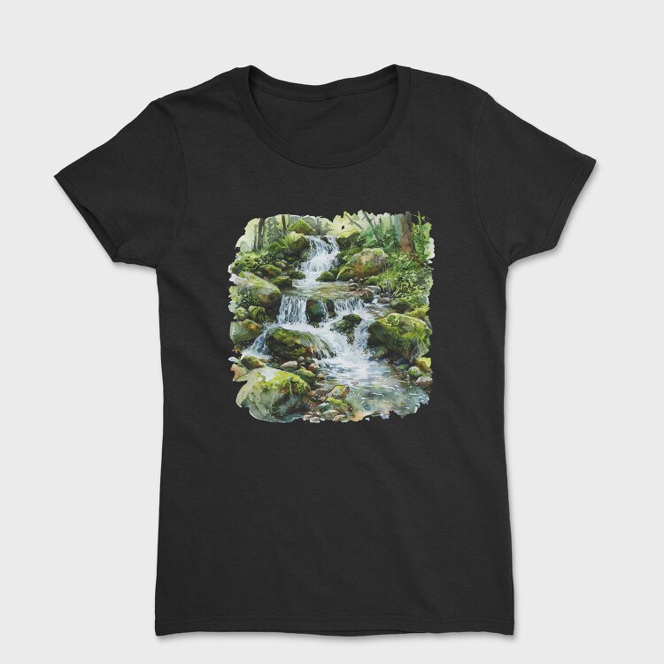 Forest Stream Boulder, Tricou Femei