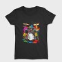 Drummer Set Colorful, Tricou Femei