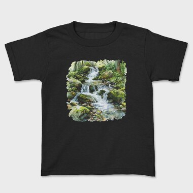 Forest Stream Boulder, Tricou Copii