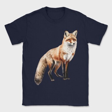 Fox Standing Pose, Tricou Barbati (Unisex)