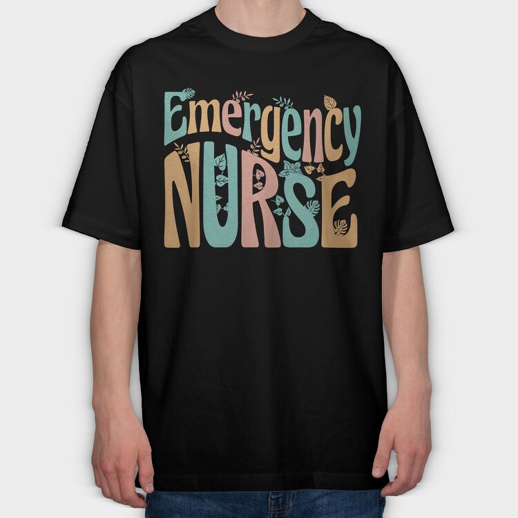 Emergency Nurse, Tricou Oversize Barbati (Unisex)