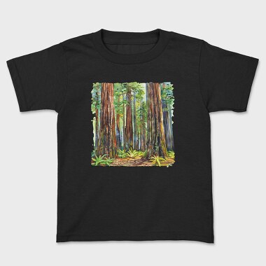 Forest Trees Majestic Re, Tricou Copii