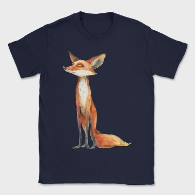 Fox Standing Wise, Tricou Barbati (Unisex)
