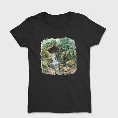 Forest Stream Ferns, Tricou Femei
